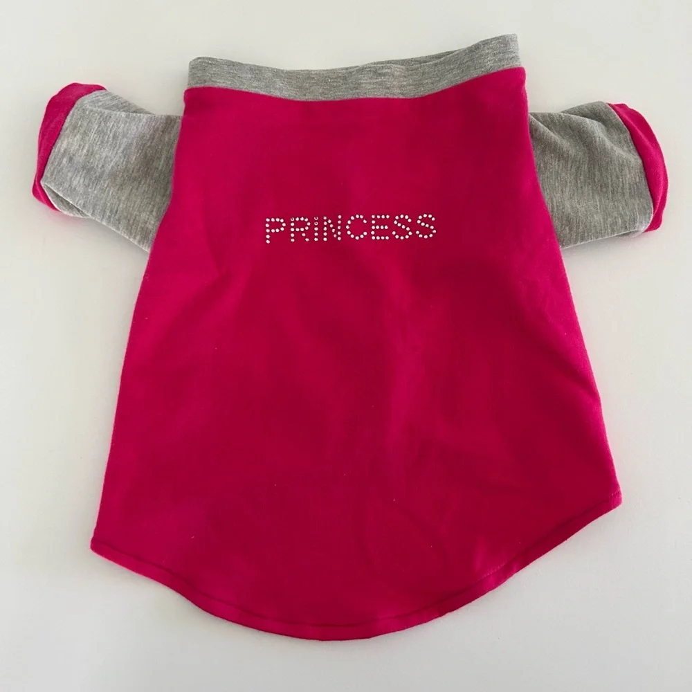 🦋 5/$25 - Hip Doggie Princess Shirt - Size XL